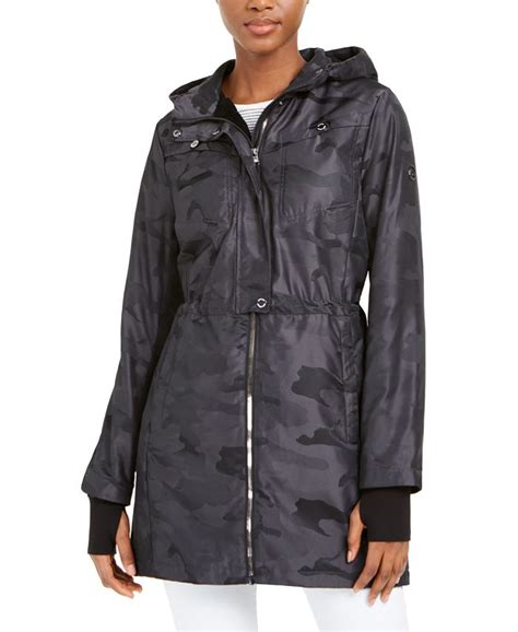 michael michael kors hooded water-resistant camo anorak jacket|Michael michael kors anorak coat + FREE SHIPPING .